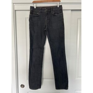 Prana Bridger Slim Fit Jeans Mens 31x34 Charcoal Gray Denim Pants 1032